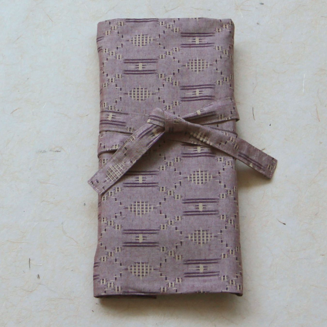 Purple Lines and Diamonds - Journal & Book Wrap Cover