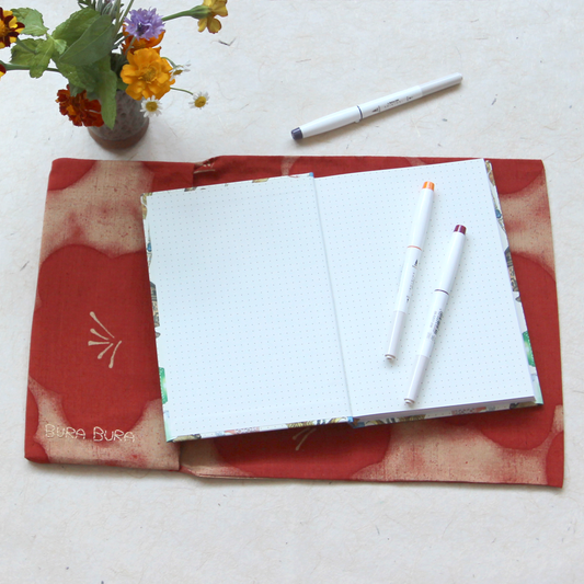 Ume Blossoms - Journal & Book Wrap Cover