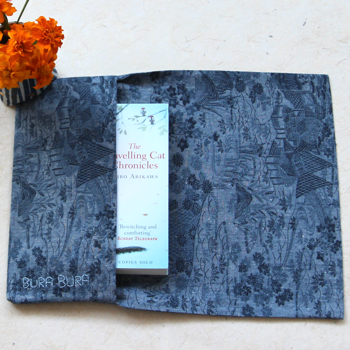 Blue Village - Journal & Book Wrap Cover