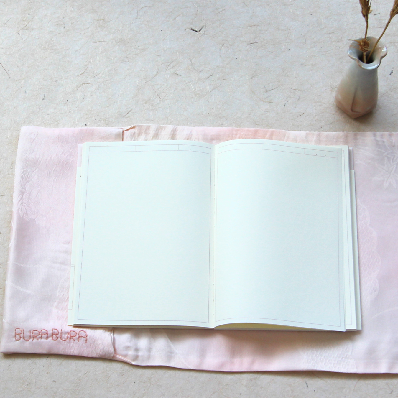 Soft Pink Bouquets - Journal & Book Wrap Cover