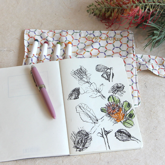 Colourful Circles - Short Pen Wrap