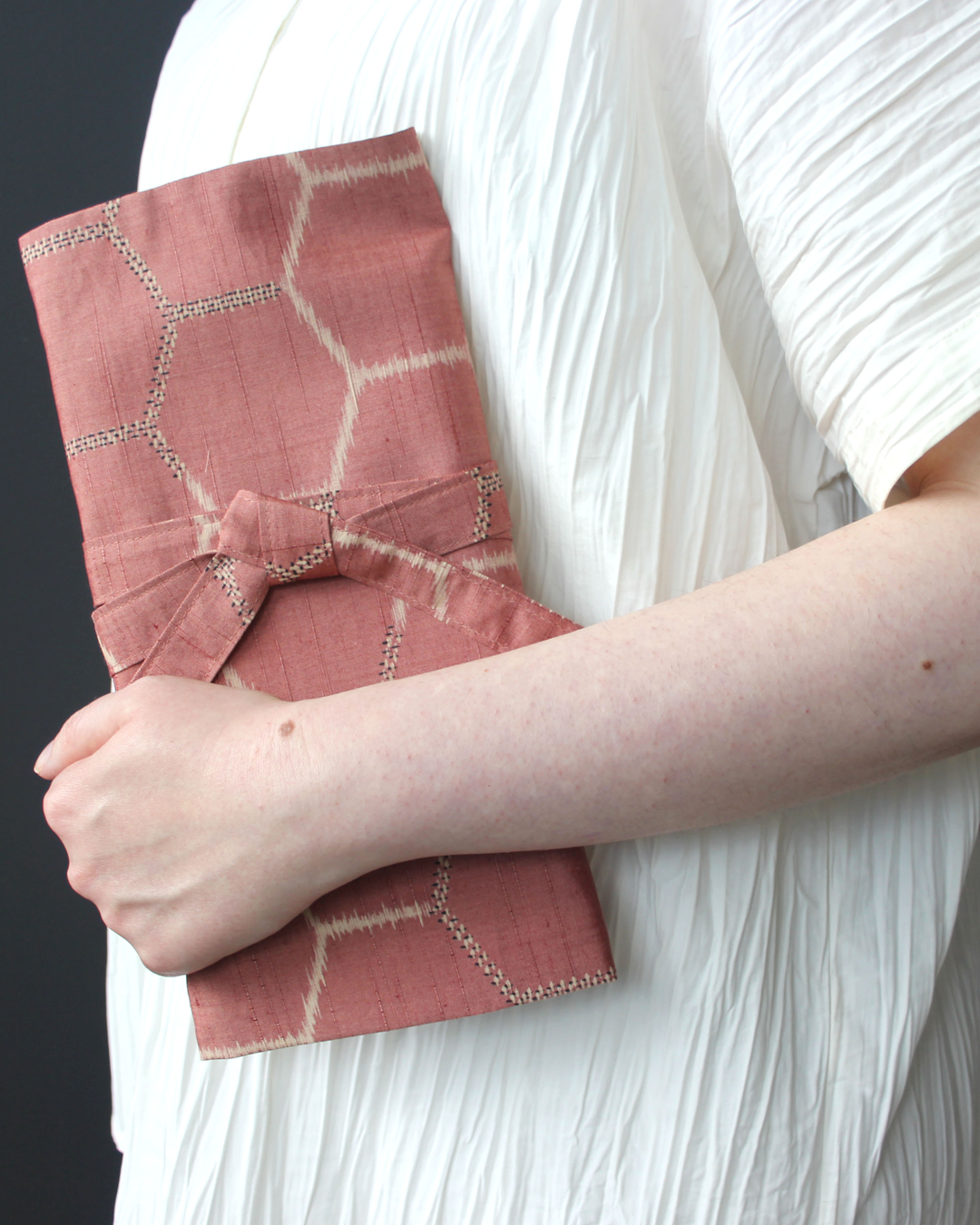 Antique Rose Tortoise Shell - Journal & Book Wrap Cover