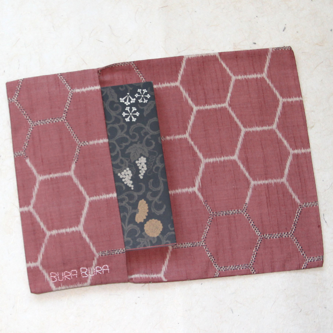 Antique Rose Tortoise Shell - Journal & Book Wrap Cover