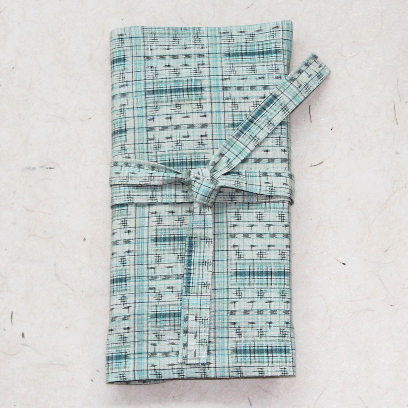 Green and Blue Grid - Journal & Book Wrap Cover