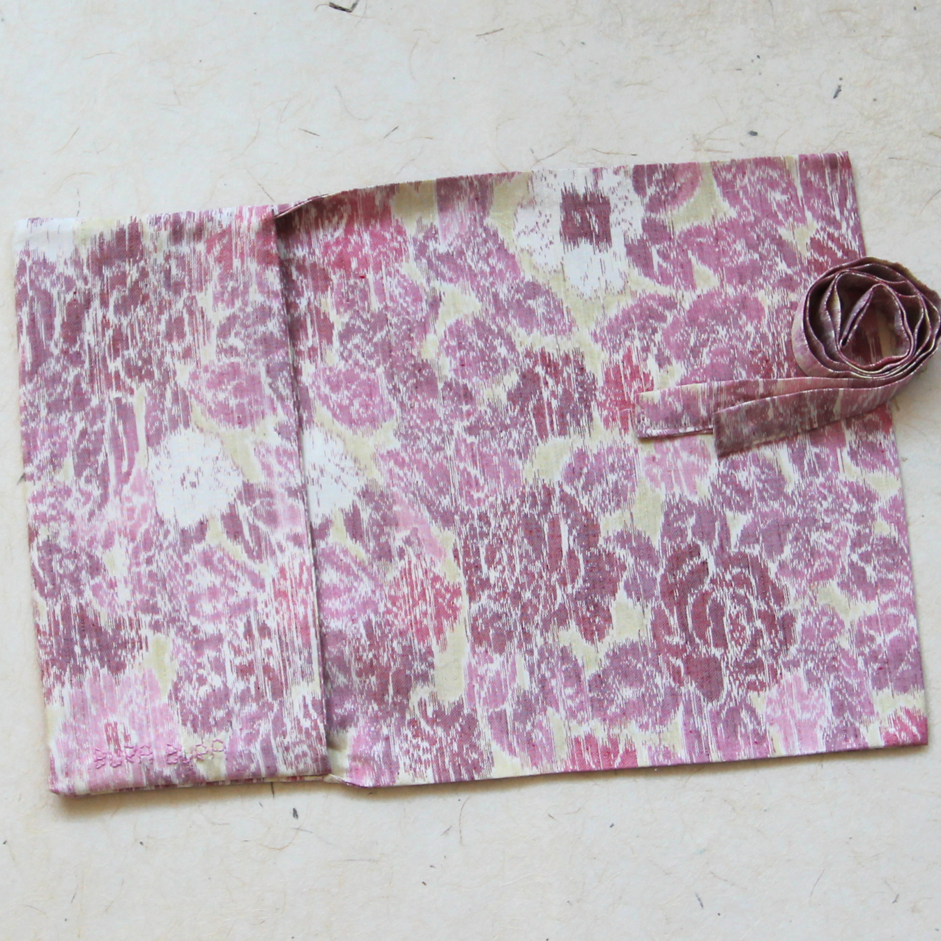 Pink Flower Garden - Journal & Book Wrap Cover
