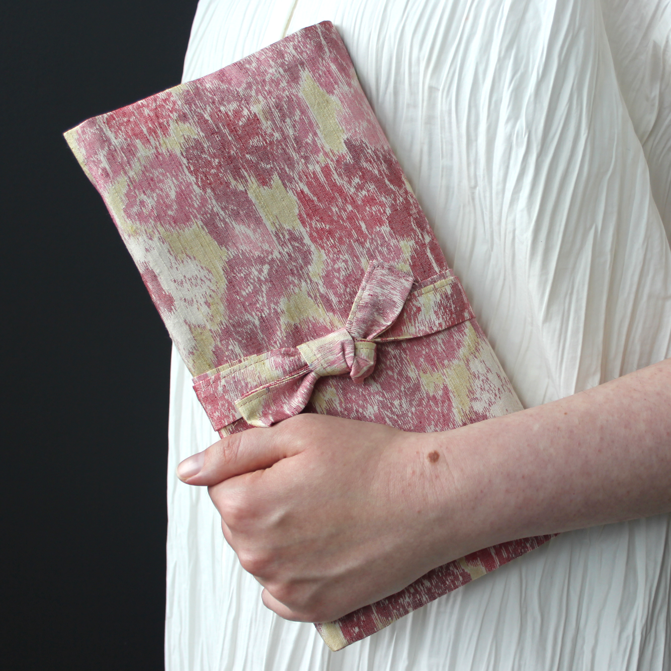 Pink Flower Garden - Journal & Book Wrap Cover